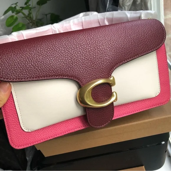 Coach tabby 26 shoulder bag in colorblock - Picture 3 of 13